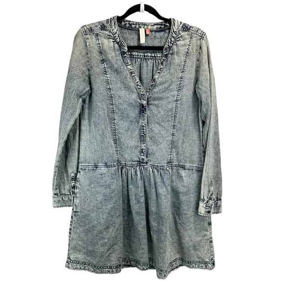 ANTHROPOLOGIE PILCRO Lorelei Tunic Denim Dress - Picture 3 of 6